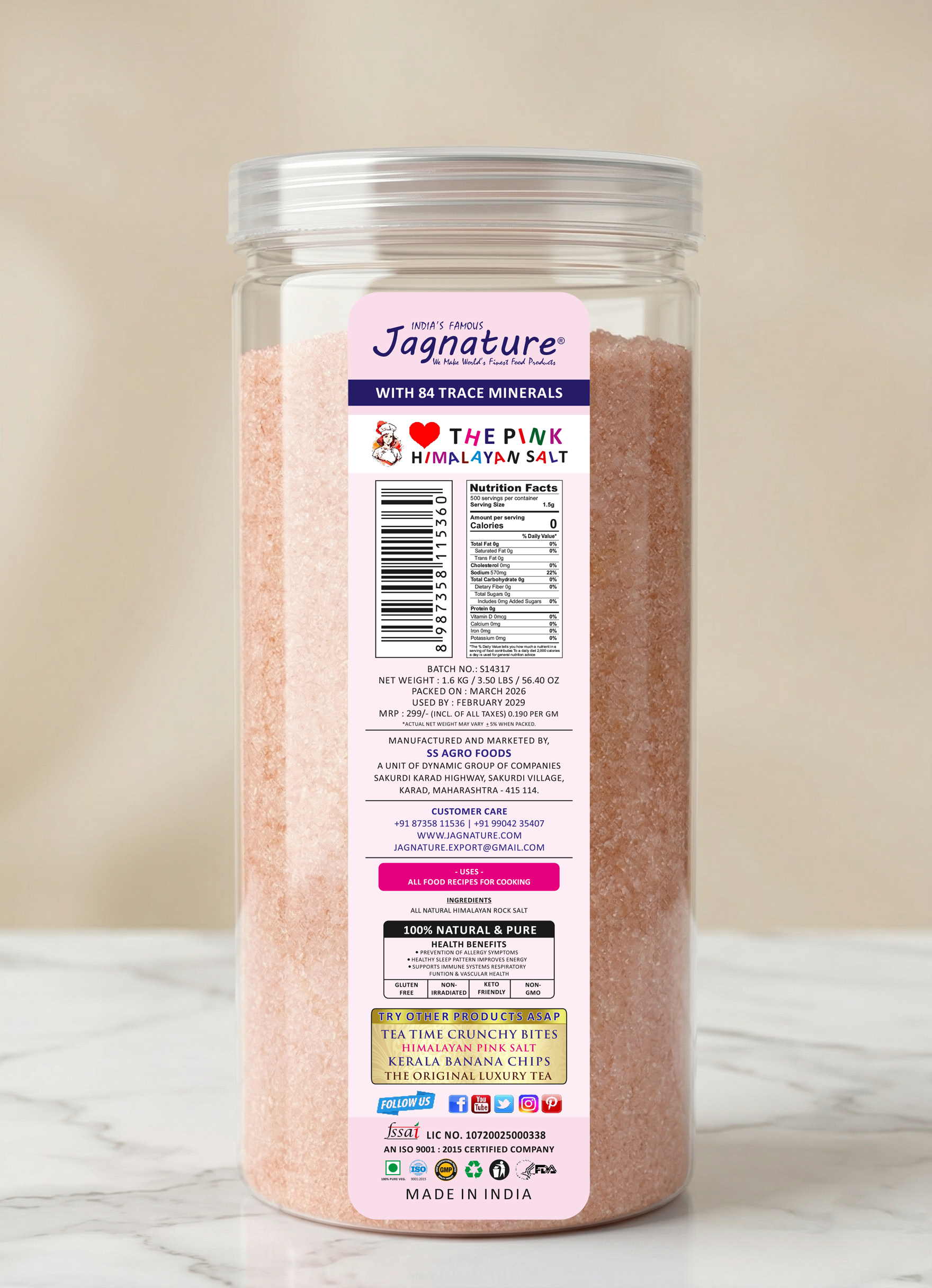 Pink salt